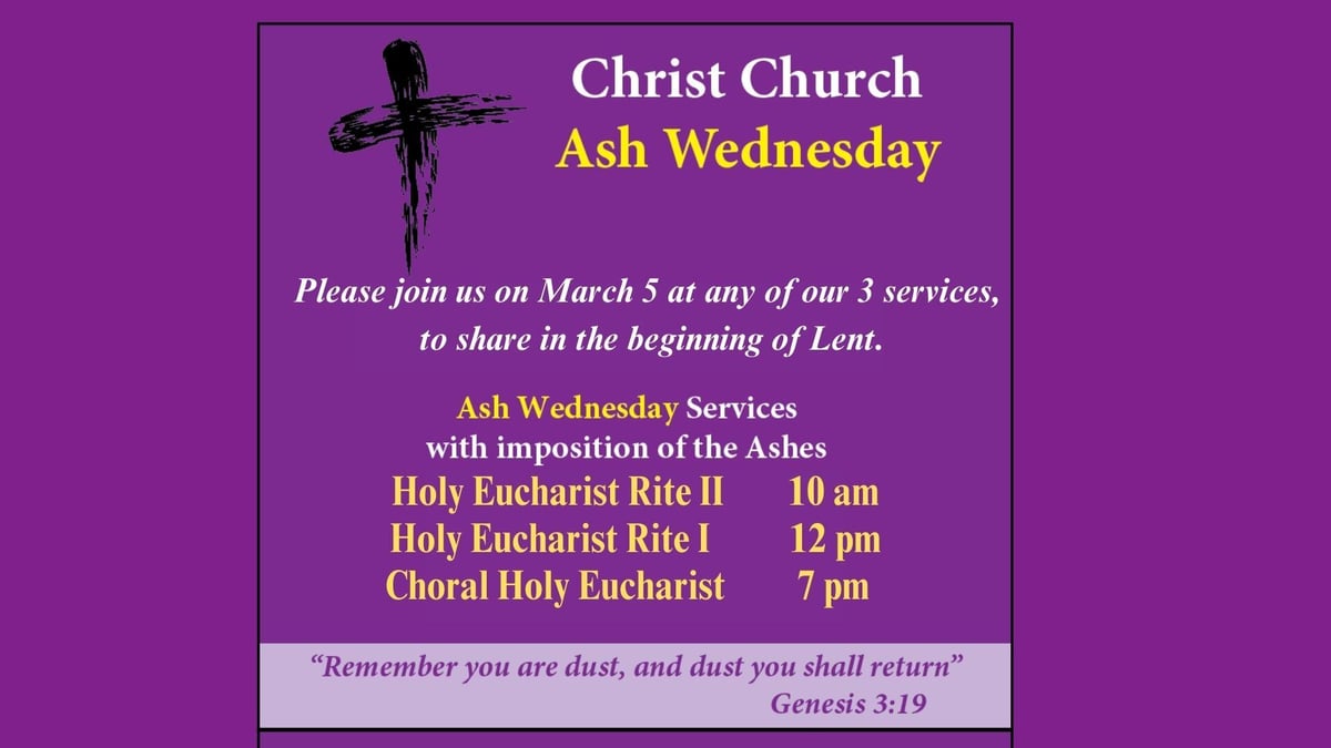 Ash Wednesday Website