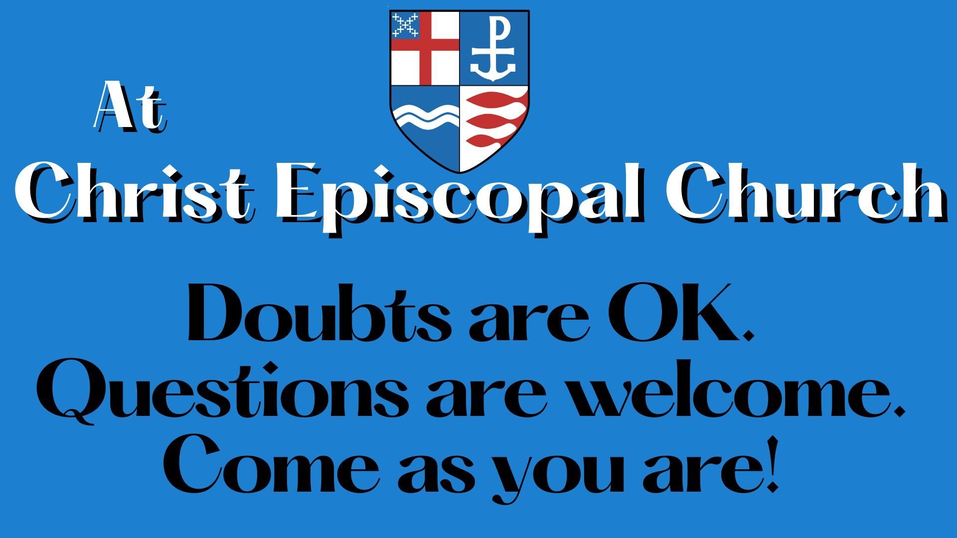 Christ church banner (Calendar)