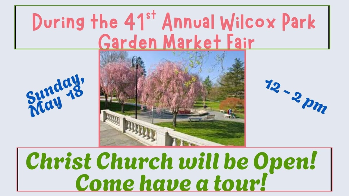 During the 41st Annual Wilcox Park Garden Market Fair